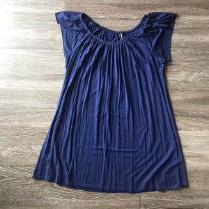 Flows dark blue blouse